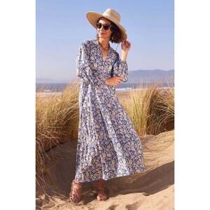 Rock Flower Paper Ophelia Drop Waist Maxi Dress small/medium new boho coastal